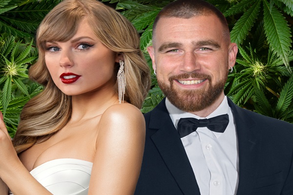 Taylor Swift and Travis Kelce at Cannabis Wedding
