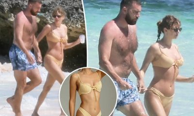 Travis Kelce and Taylor Swift on vacation,,