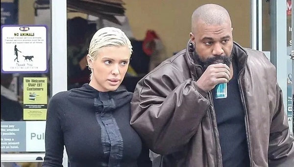 Kanye west and Bianca Censori,