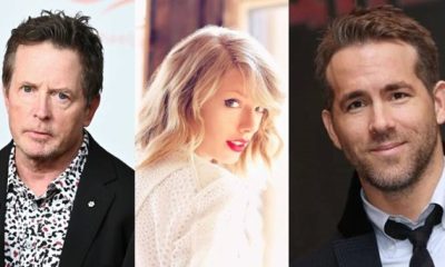Michael J. Fox, Taylor Swift and Ryan Reynolds,
