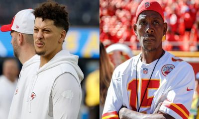 Patrick Mahomes and his father