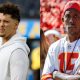 Patrick Mahomes and his father