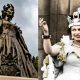 Queen Elizabethh 11 and her Statue