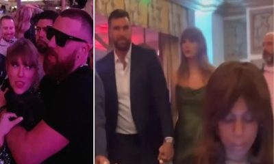 Taylor Swift and Travis Kelce at foundation gala
