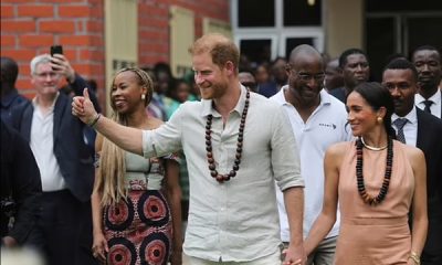 Can't stop smilling Prince Harry and his wife Meghan markle