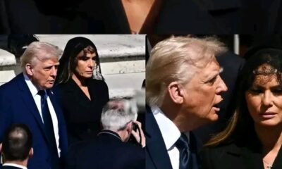 JUST IN:Melania Trump’s appearance at Pope Francis’s funeral sparks intense debate over her attire Photos of her outfit have gone viral — and people can’t stop arguing about whether it was respectful or out of line Full story and reactions are below
