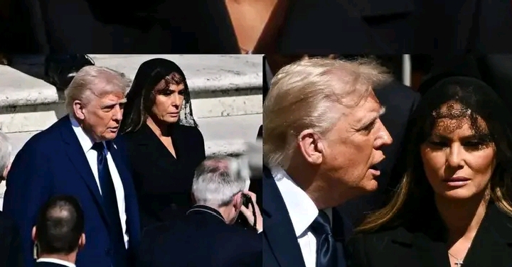 JUST IN:Melania Trump’s appearance at Pope Francis’s funeral sparks intense debate over her attire Photos of her outfit have gone viral — and people can’t stop arguing about whether it was respectful or out of line Full story and reactions are below