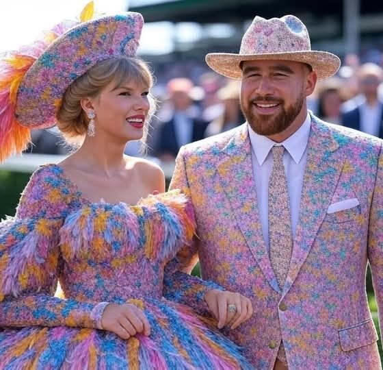 KENTUCKY DERBY 2025 EXPLOSION! Taylor Swift and Travis Kelce STEAL the spotlight with jaw-dropping outfits and unmatched star power! But a sudden incident in the stands left fans SCREAMING – What’s happening? Click to find out! The answer is below