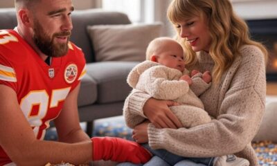 Broken Strings: Taylor Swift’s Secret Baby Shocks Travis Kelce to Tears.In a twist more dramatic than a bridge in a Taylor Swift ballad, pop icon Taylor Swift has reportedly welcomed a child without a wedding ring in sight.The news, kept under tight wraps for months, allegedly blindsided NFL superstar and Swift’s rumored fiancé, Travis Kelce, sending shockwaves through both fanbases and... See more