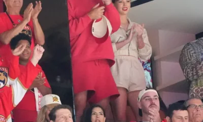Taylor Swift Scores a $1,590 Track Suit and $6,900 Chanel Bag for a Surprise Stanley Cup Finals Date