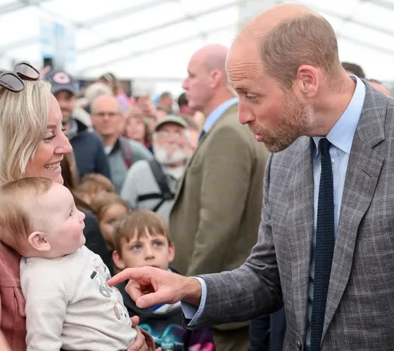 TRENDING: Prince William Is Going Viral for His Interaction with a Baby Who Shares a Name with One of His Children... Check it out
